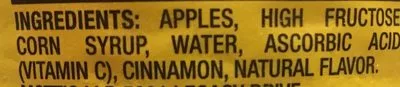 List of product ingredients Applesauce  