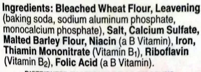 List of product ingredients Gold Medal Self-Rising Flour Gold Medal 5 LB (2.26 kg)