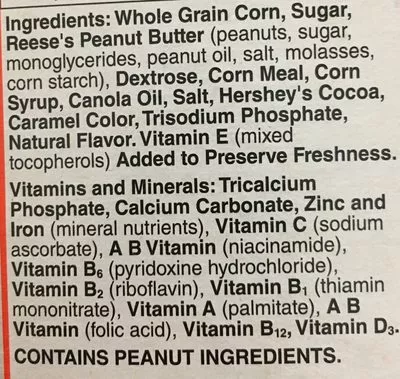 List of product ingredients Reese's Puffs Cereal General Mills 473 g