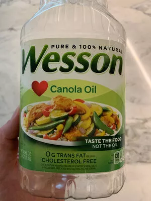 List of product ingredients Canola oil Wesson 1.42L