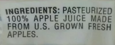 Lista de ingredientes del producto Martinelli's, 100% apple juice S. Martinelli & Co. 40 Oz (4 * 10 Oz)