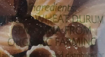 Liste des ingrédients du produit Organic Whole Wheat Rigatoni Luigi Vitelli 1 lb/454 g