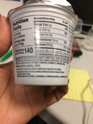 List of product ingredients Original lowfat yogurt Friendly Farm,  Aldi 6oz