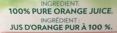 List of product ingredients Homestyle Orange Juice Some Pulp Tropicana 1.65 L