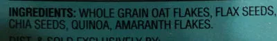 Liste des ingrédients du produit Instant Oatmeal Trader Joe's 8 - 1.4 oz (40g) packets