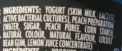 List of product ingredients Yaourt Oikos, Danone Oikos triple zéro yaourts par Danone