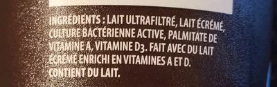 List of product ingredients Le Grec Irrésistible 650 g