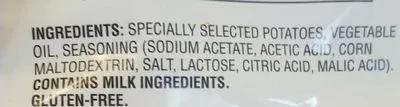 List of product ingredients Lays salt & vinegar Lays 180g
