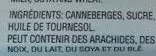 Lista de ingredientes del producto Canneberges Séchées Stock & Barrel 350 g