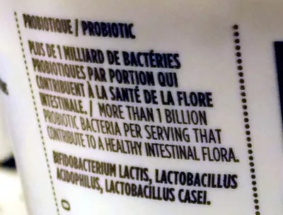 List of product ingredients Liberté Grec (0% MG) Liberté, General Mills 500 g 