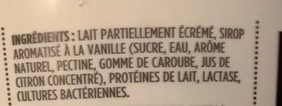 Liste des ingrédients du produit Yogourt vanille 2% Liberté 750 g