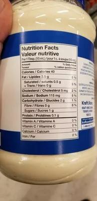 List of product ingredients  Kraft,  Heinz 
