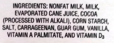 Lista de ingredientes del producto 1% low fat milk Clover Stornetta One pint (473 mL)