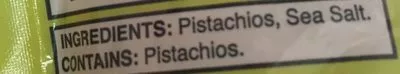Liste des ingrédients du produit Kirkland shelled pistachios Kirkland signature 