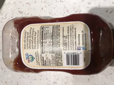 Lista de ingredientes del producto Tomato ketchup, tomato Heinz 397 g