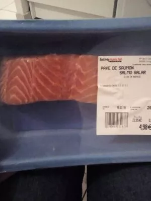 Liste des ingrédients du produit Pavé de saumon salmo salar  