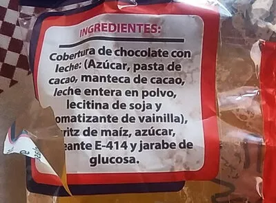 List of product ingredients filipitos El Ceibo 200 g