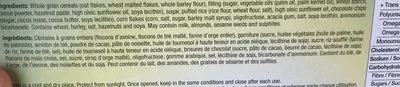 Lista de ingredientes del producto Biscuits petit dejeuné noisette et chocolat Gullón 