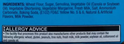 Lista de ingredientes del producto Osmania Biscuit kcb 200g