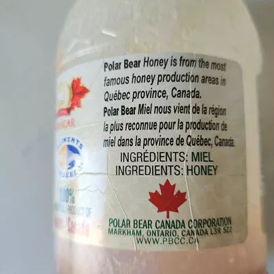 List of product ingredients Golden Clover Liquid Honey Polar Bear 500g