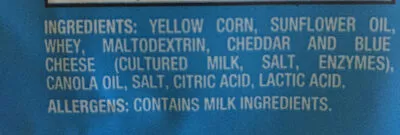 Liste des ingrédients du produit White cheddar snack BFY BRANDS 28g