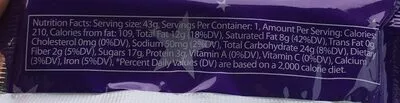List of product ingredients 2FER candy bar Go Max Go Foods 43 g e