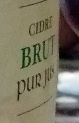 Lista de ingredientes del producto Les 3 Frères - Cidre Fermier Brut (5%) Château de Lezergué 75 cl