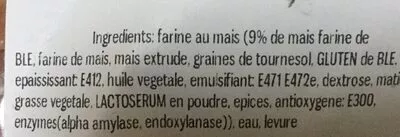 List of product ingredients Pain de Maïs (avec Peu de Matières Grasses (2%) de Lait)  
