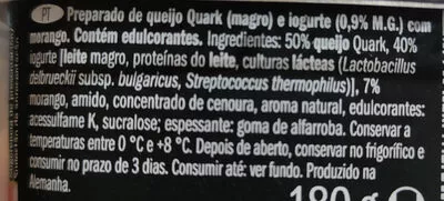 Liste des ingrédients du produit Queso batido 180gr Milbona 180g