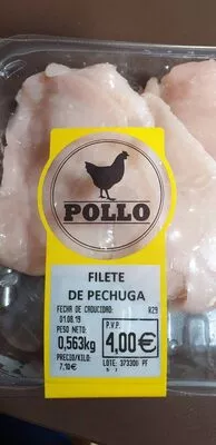 Lista de ingredientes del producto Pechuga de pollo Mercadona 