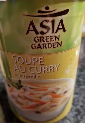 Liste des ingrédients du produit Soupe au curry et au poulet Asia Green Garden 
