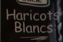 List of product ingredients Haricots blancs Claire et Lucie 500 g