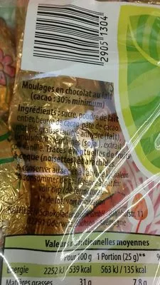 Liste des ingrédients du produit Oster Mischung, Schokolade  