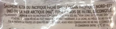 List of product ingredients Saumon Fumé Labeyrie 