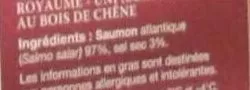 List of product ingredients Le Saumon - saumon fumé extra Delpeyrat 140 g