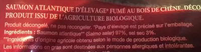 List of product ingredients Le Saumon Delpeyrat 340 g