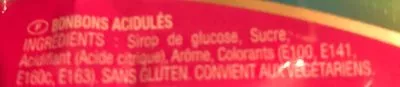 Lista de ingredientes del producto Arlequin Lutti 
