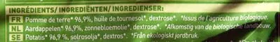 Liste des ingrédients du produit Pommes rissolées Picard 600g
