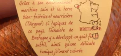Lista de ingredientes del producto Échalote de Bretagne Reflets de France, Carrefour 250 g