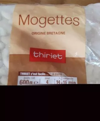 Lista de ingredientes del producto Mogettes Thiriet 600g