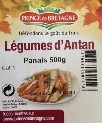 Lista de ingredientes del producto Panais Prince De Bretagne 