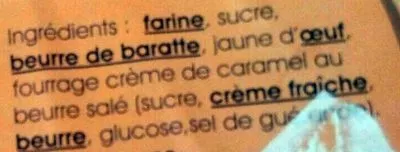 List of product ingredients Gâteau Breton Caramel au Beurre Salé Crêperie Le Masson 450 g