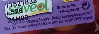 Lista de ingredientes del producto Méli Mélo Savéol 350 g