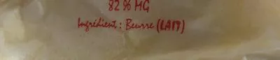 Liste des ingrédients du produit Beurre moule a l ancienne Ets De Souchez 250 g