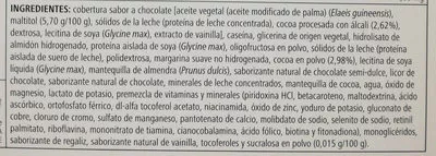 List of product ingredients Barra con Proteína Herbalife 560g