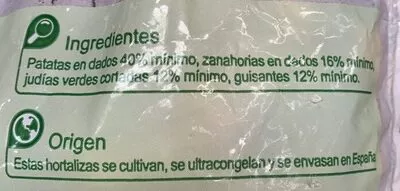 Lista de ingredientes del producto Ensaladilla Carrefour 1 kg