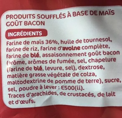 List of product ingredients Tornade Tokapi, Marque Repère 