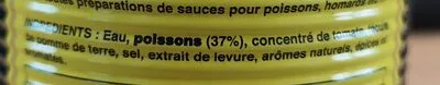 List of product ingredients Soupe de poissons La belle-iloise 400 g
