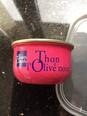 Lista de ingredientes del producto Thon a olive noire La Belle Iloise 