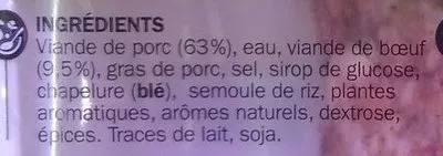 List of product ingredients Farce à légumes Férial, Marque Repère 400 g
